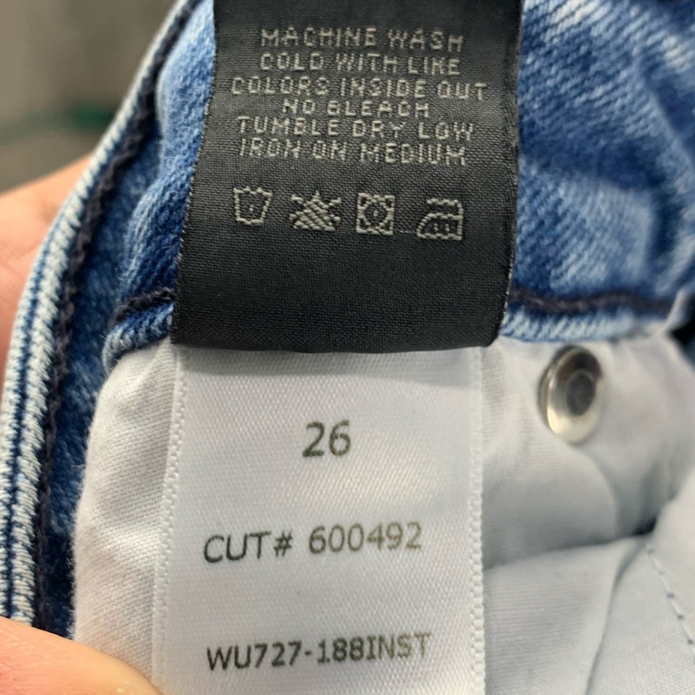 RtA Road To‎ Awe jeans Distressed Skinny Jeans Sz 26 - Picture 8 of 9